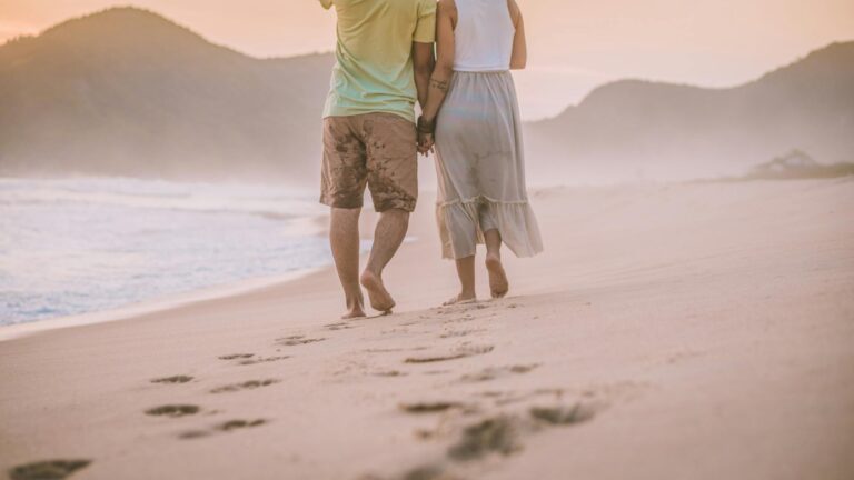 Couple sur la plage